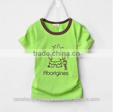 Wholsale good cheapest boy kids custom printed T shirt