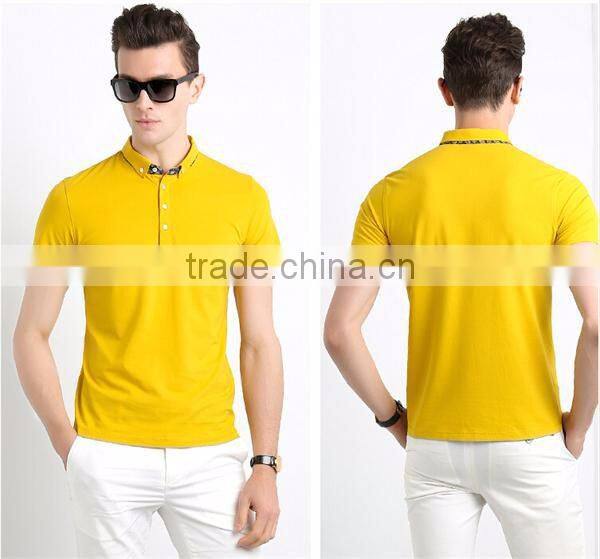 2016 handsome young man basic blank tshirt no label pk polo t-shirt
