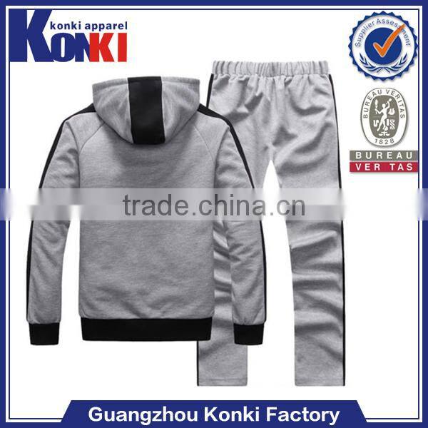 Fashionable cheap custom zipper slider sports suit