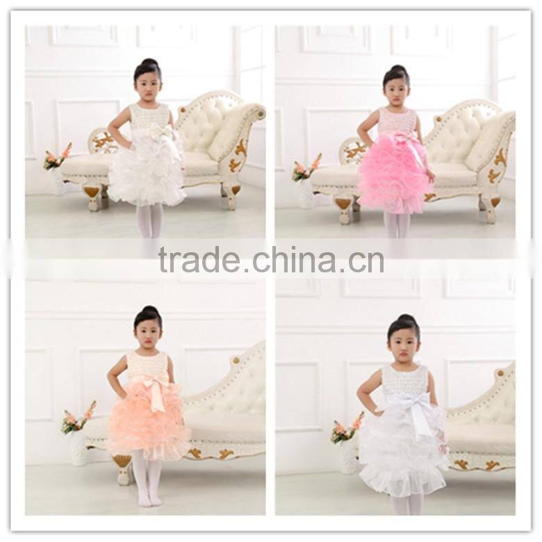 2017 hot sale kid floral dress Baby Girls Summer Dress