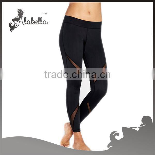High quality nylon spandex custom womens fitness leggings