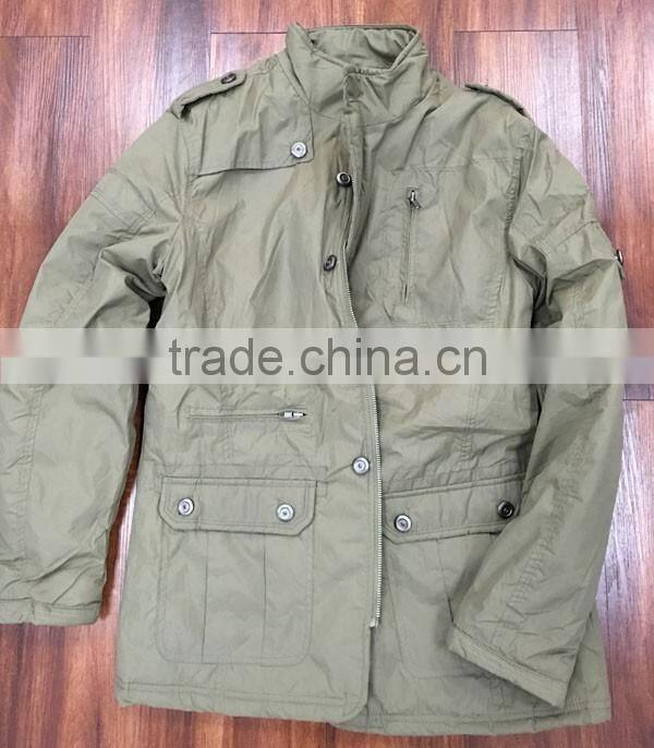 factory connecting heavyweight padded jacket stock apparel coat