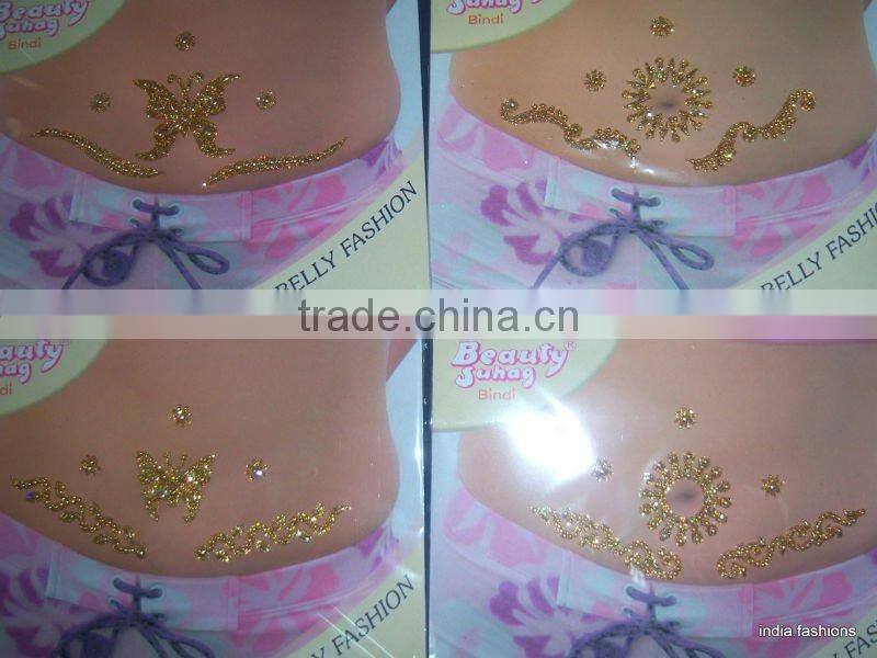 BELLY NAVEL CRYSTAL TATTOO bindi STICKER