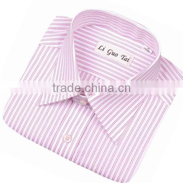 100% cotton,100/2*100/2,150*100,yarn dyed luxury pink check silkly long sleeve button down men's dress shirt