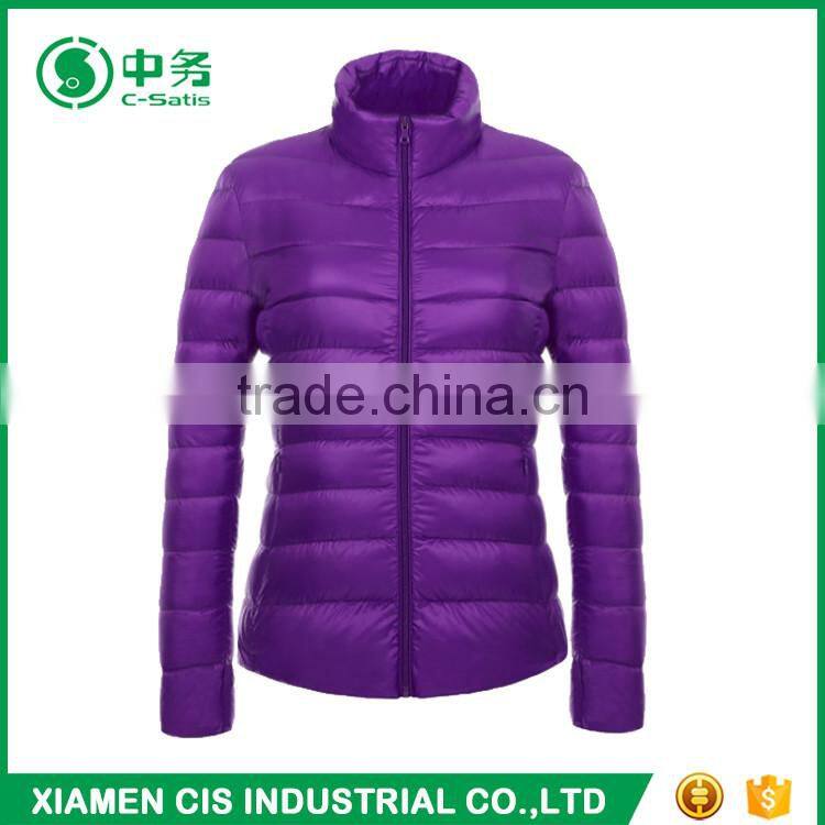 Fashion Design Winter Multi Color Ultralight Women Warm Down Jacket