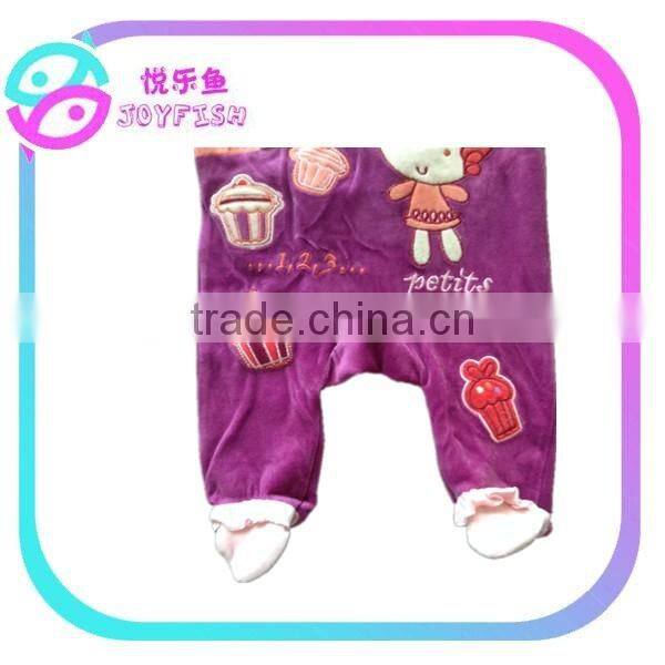 Velvet cute baby romper