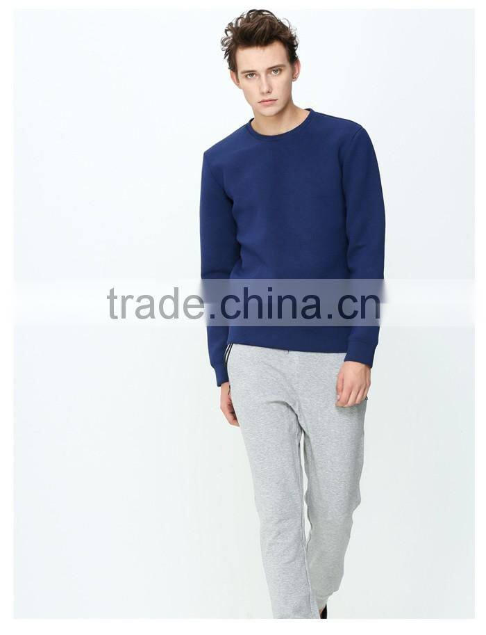 Wholesale cheap o neck casual sweater shirts blank