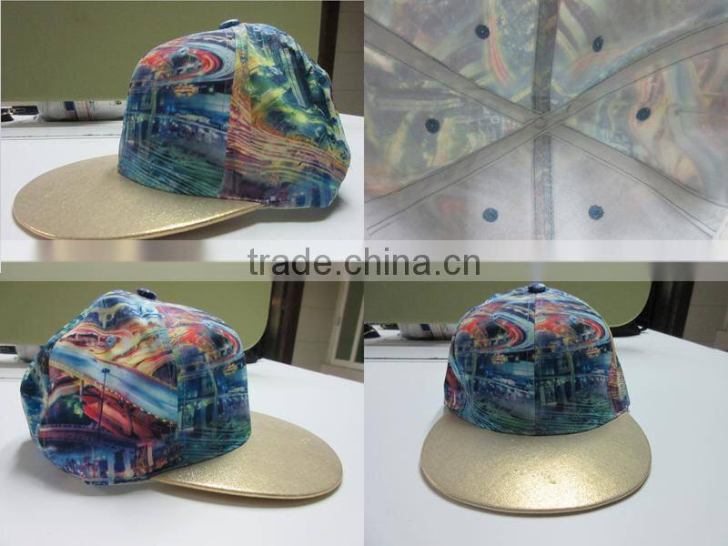 sublimation printed snapback caps wholesale price