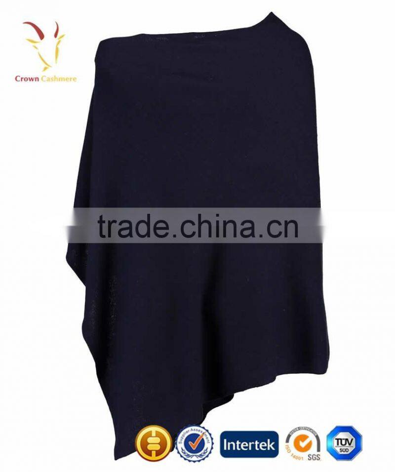 Colors Bottom design Womens Knitted Wool Capes and Ponchos