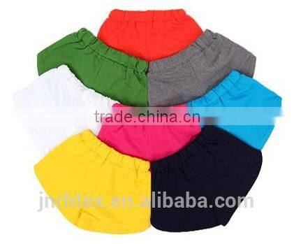 Top quality custom design 100 cotton plain girls beach shorts