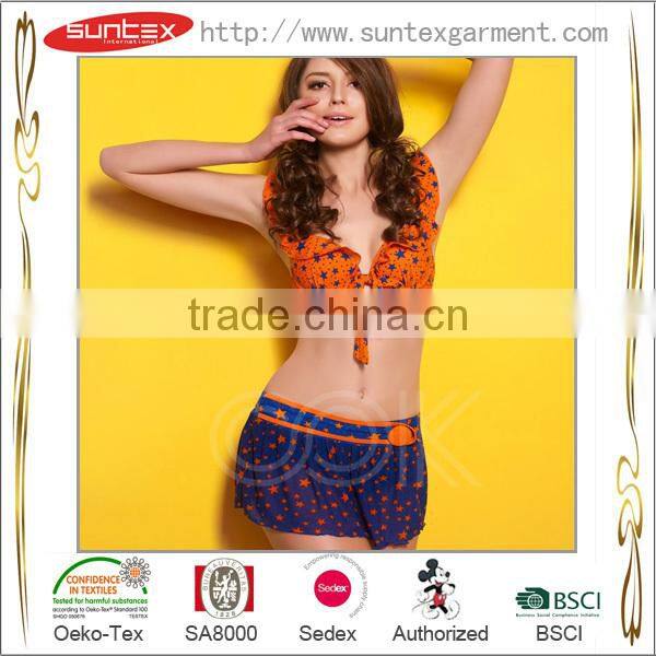 New arrival Custom one pc swimwear lady lovely sexy bikini factory BSCI