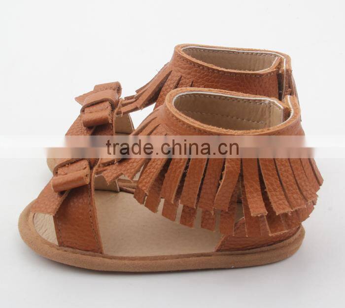 Lovely Wholesale Genuine leather handmade unisex baby sandals