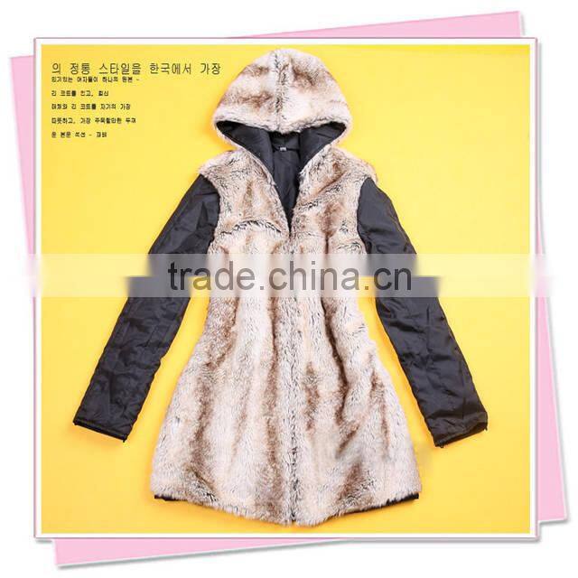 Women's Long Down Coat Winter Outerwear with Hood