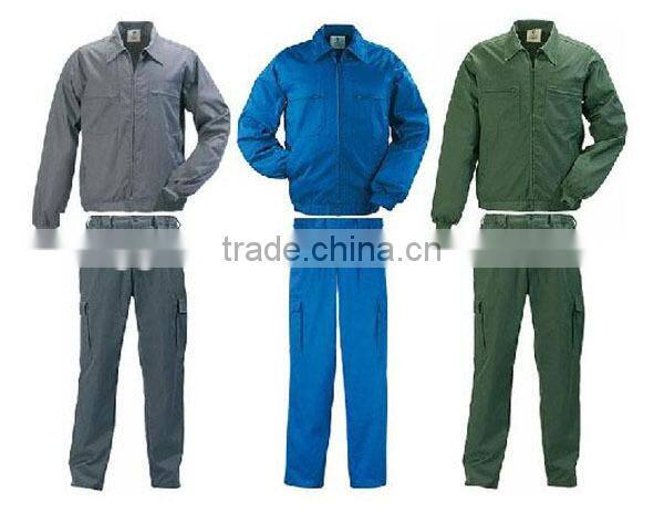 Construction Factory Work Uniform Short Sleeve Button Up Shirt