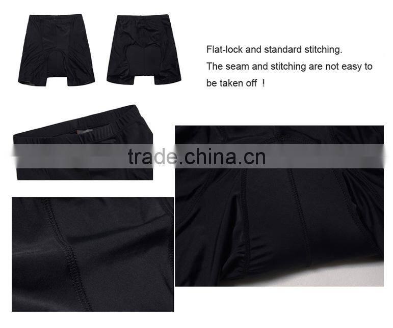 custom mens coolmax padded cycling shorts