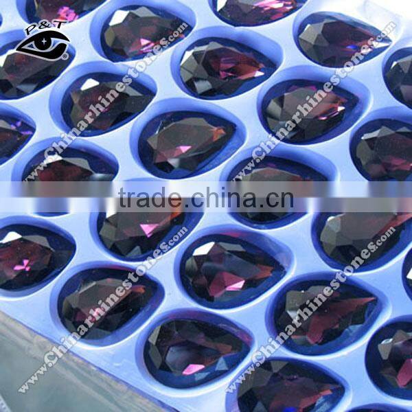 Fancy stone teardrop shape 10x14mm crystal rhinestone for jewelry decoration
