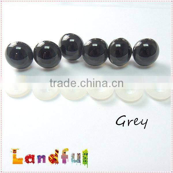 Grey 3D Plastic Plush Animal Eyes Craft Eyes for Crochet Toys & Craft dolls
