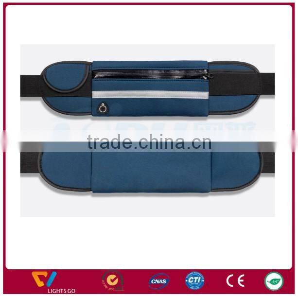 high light Outdoor waterproof reflective Runner Belt Sport Waist Bag