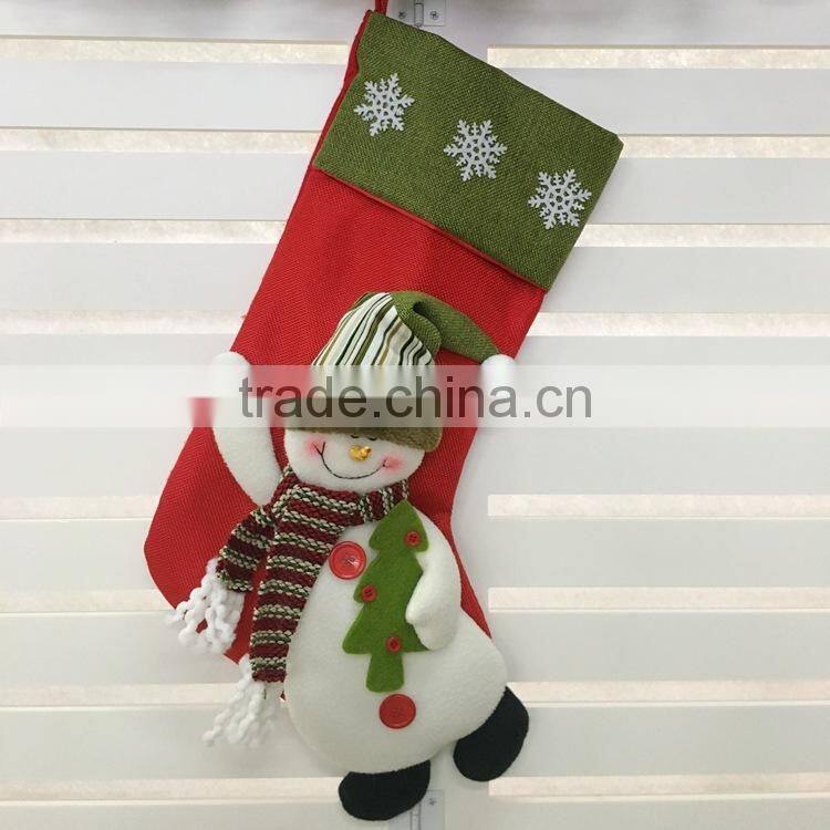 Window Displays Large Decoration Christmas Gift Stocking Reindeer Pattern M7090203