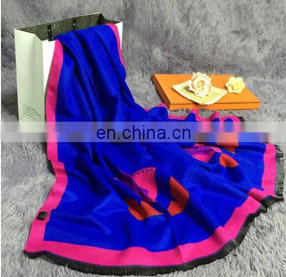 Fashion Wholesale New Arrival Women Winter Carton Design Bear Cashmere Scarf