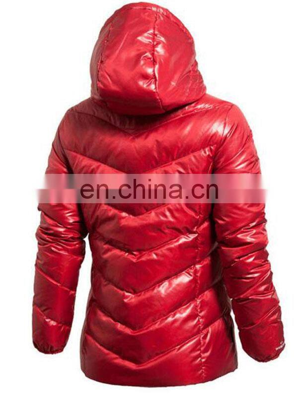 Custom european new style woman goose down jacket for winters