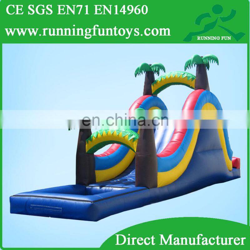 Top quality small inflatable water slide RF53