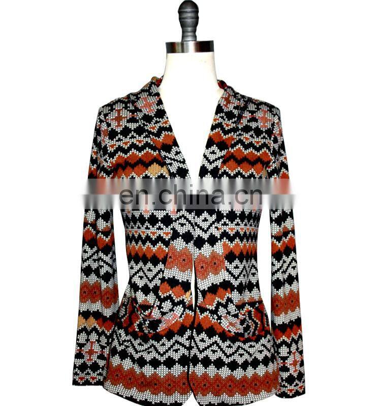 new design striped necktie fashion lady one piece design hot sale women casual party blouse cardigan