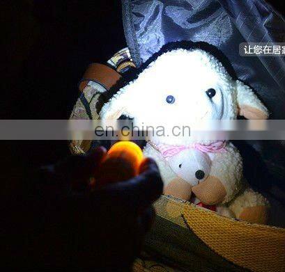 Hot sale customized LED mini torch LOGO printing flashing torches waterproof torch light