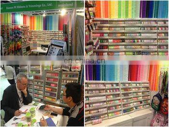 100% pure silk organza ruffled ribbon