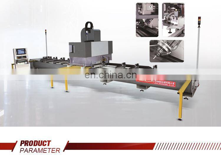 Aluminum curtain wall 3 axis cnc machine centre