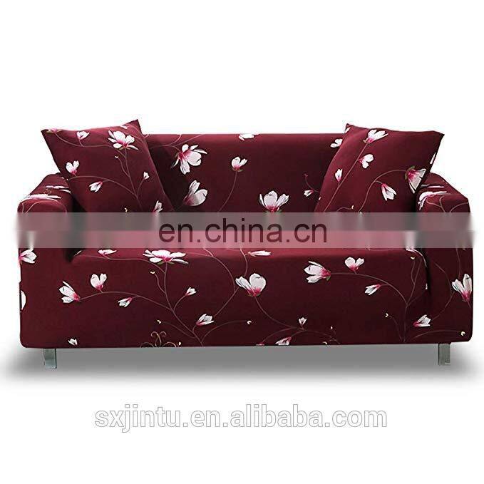 Hot Sell American European Stretch Sofa Couch Covers Polyester Spandex Printed Sofa Slipcovers Furniture Cover Protector
