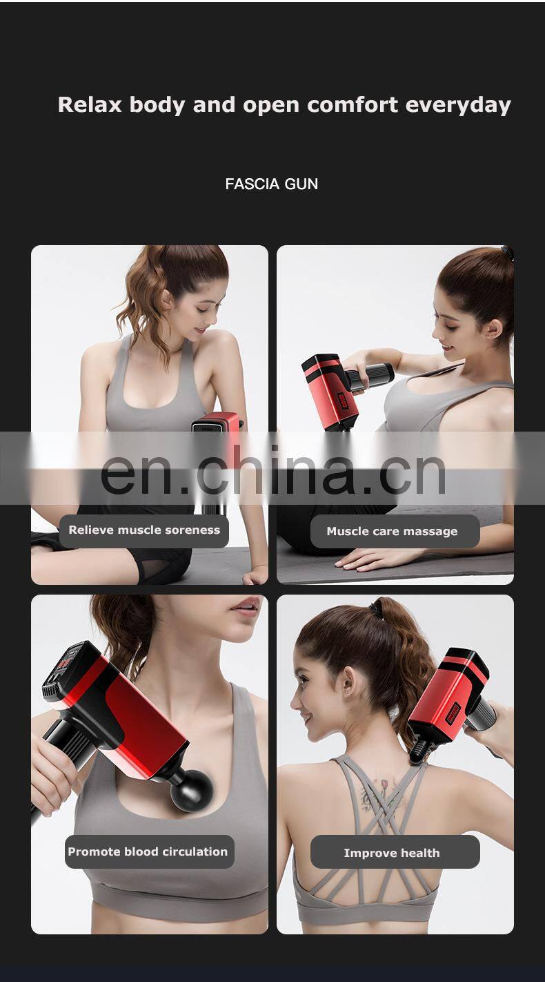 New Deep Tissue Vibration Massage Gun Body Massager Machine