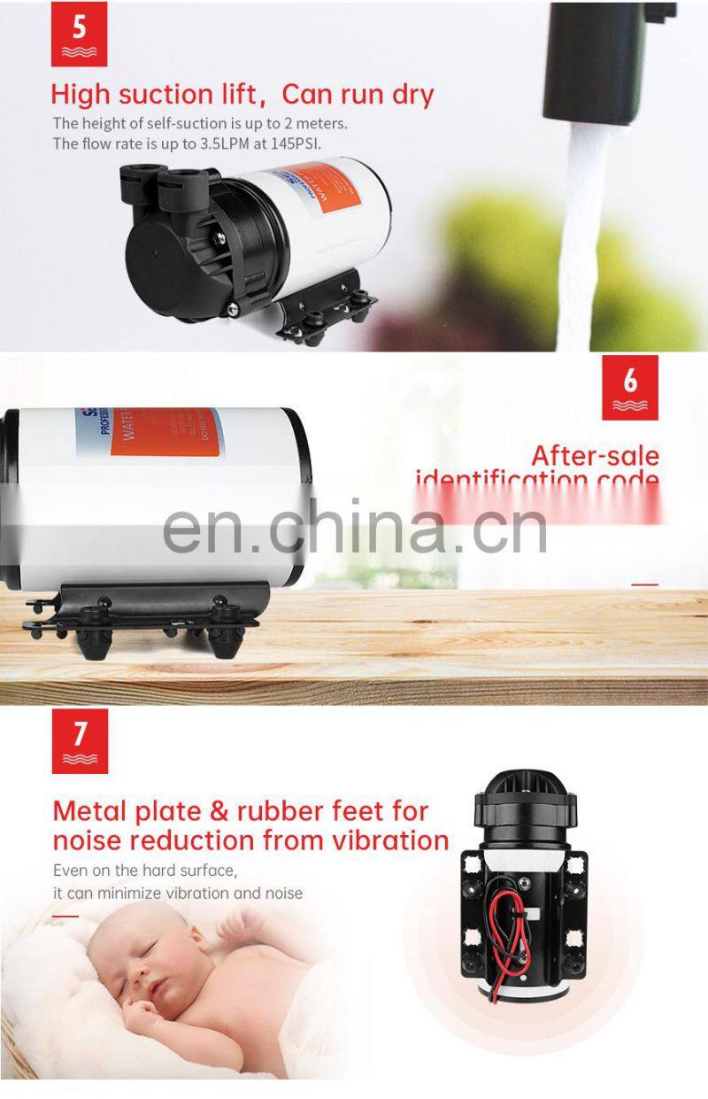 SEAFLO New 220v High Pressure Washer High Suction Coffee Machine Syrup ac water Pump