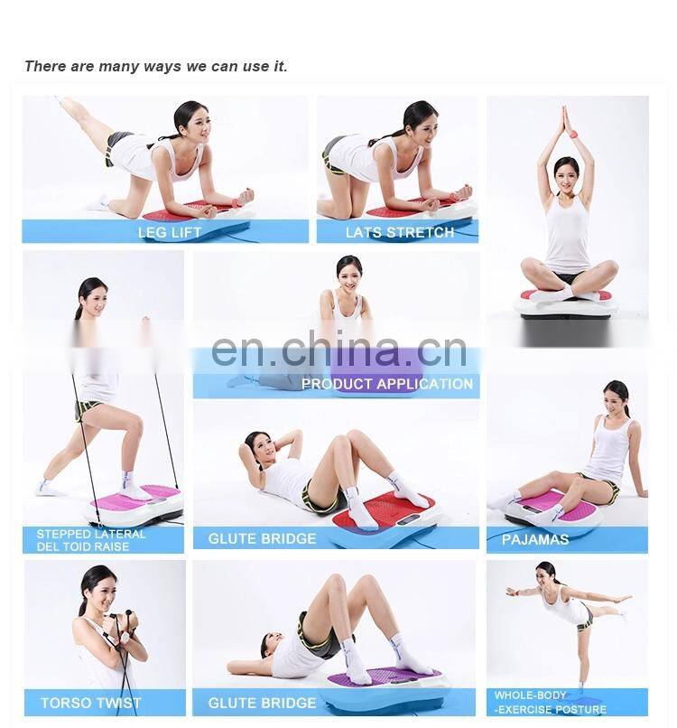 Manufacturer Supplier whole body slimmer bluetooth 3d vibration plate