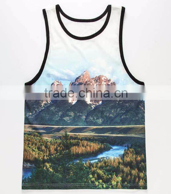 2016 Custom High Quality Print Tank Top