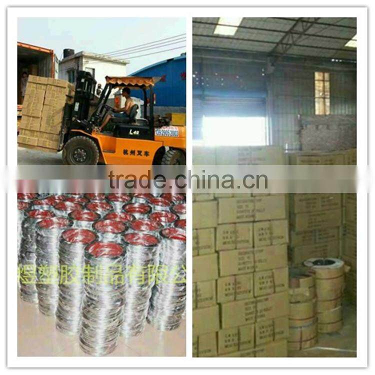 helmet pvc plastic u shape strip black with chrome or silver color