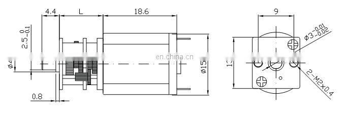 13F030 with 030 motor gear motors with spur gears box for locks