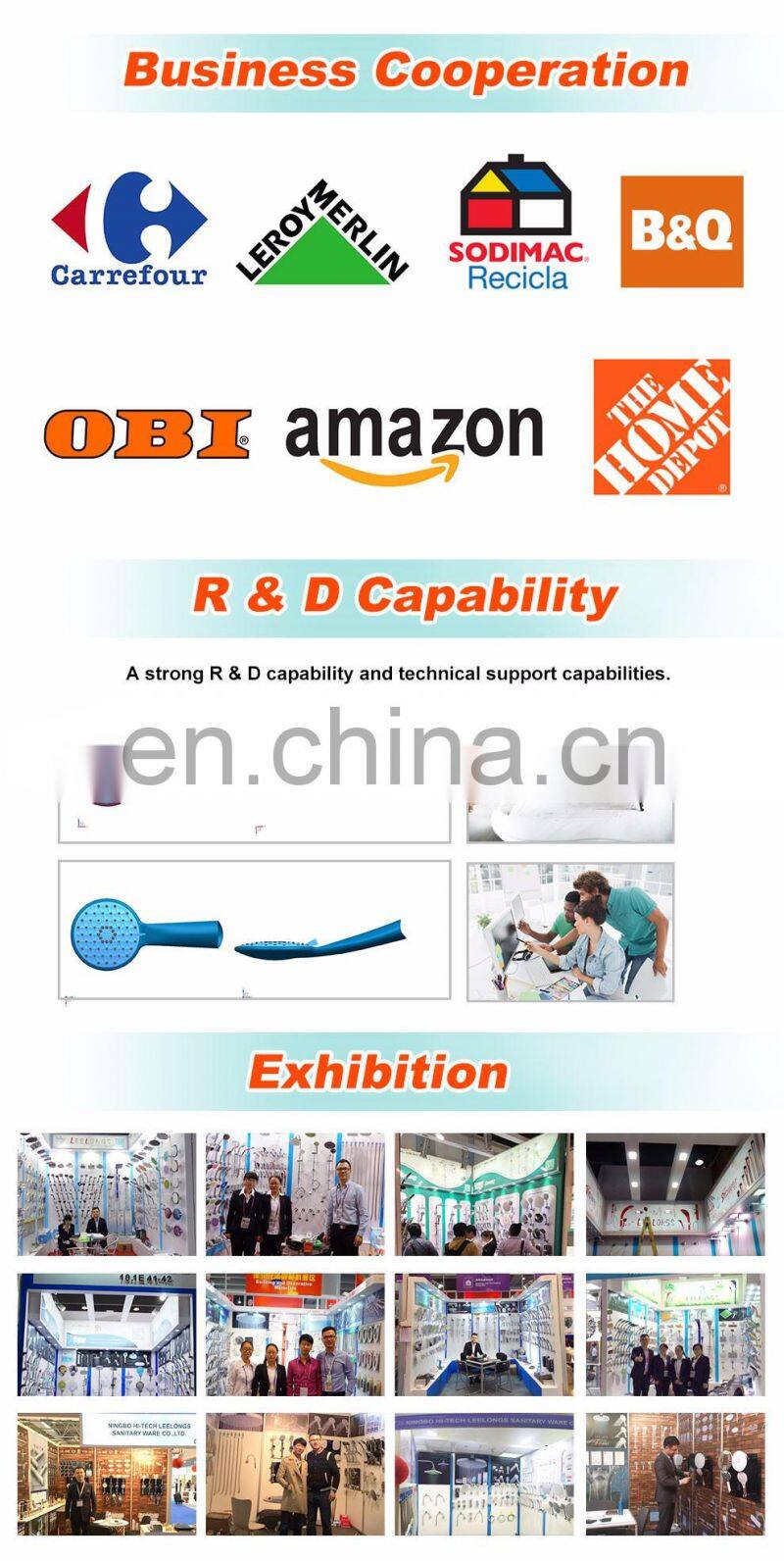 Wall Mounted Brass Water Diverter for rain shower set