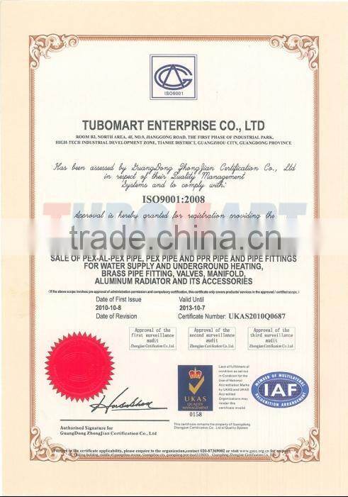 High quality ppr tubing for water system