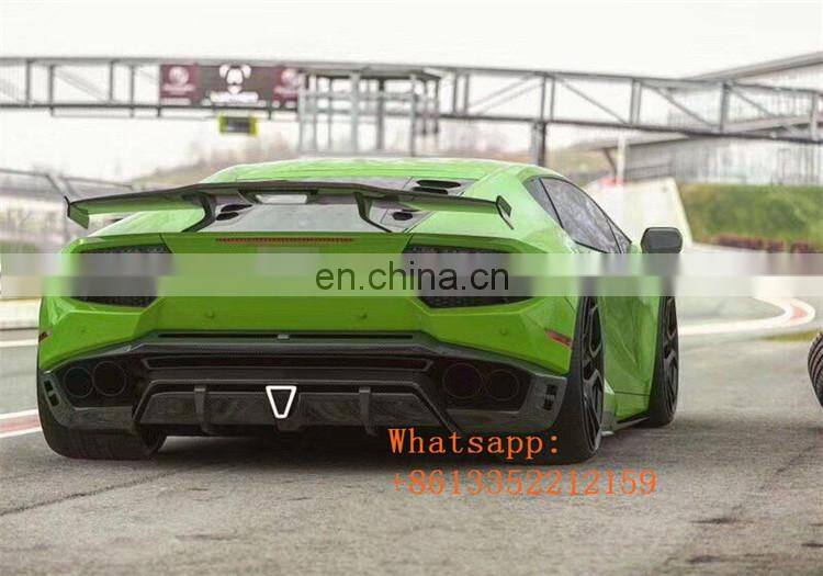 LP580/LP610 sd style carbon fiber material front lip side skirt rear bumper rear wing for LP580 LP610 body kit for car