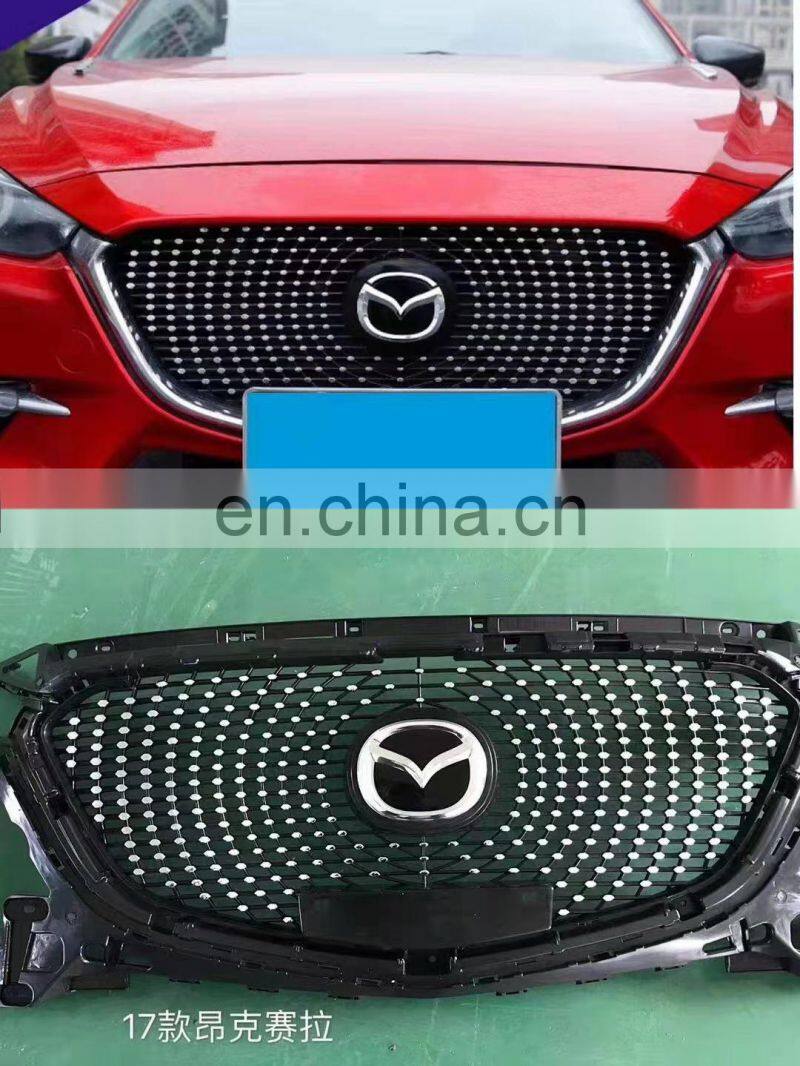 Body Kit Accessory Auto Car Good Quality Custom Kit Auto Spare Parts Front Grille FOR MAZDA series 3 axela