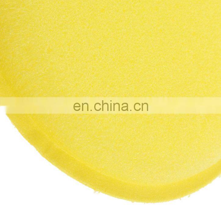 Soft Polish Car Sponge Wax Foam Sponge Pad Car Wash Sponge Yellow for Clean Car Vehicle Glasses