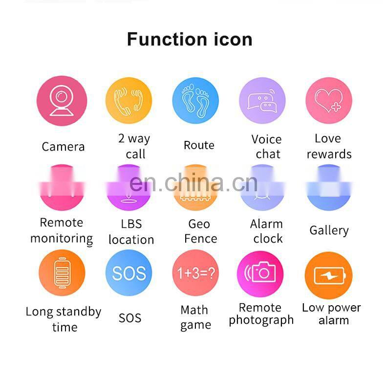 2020 new arrive smart wearables electronics LBS positioning kids smartwatch rotary Q19-360