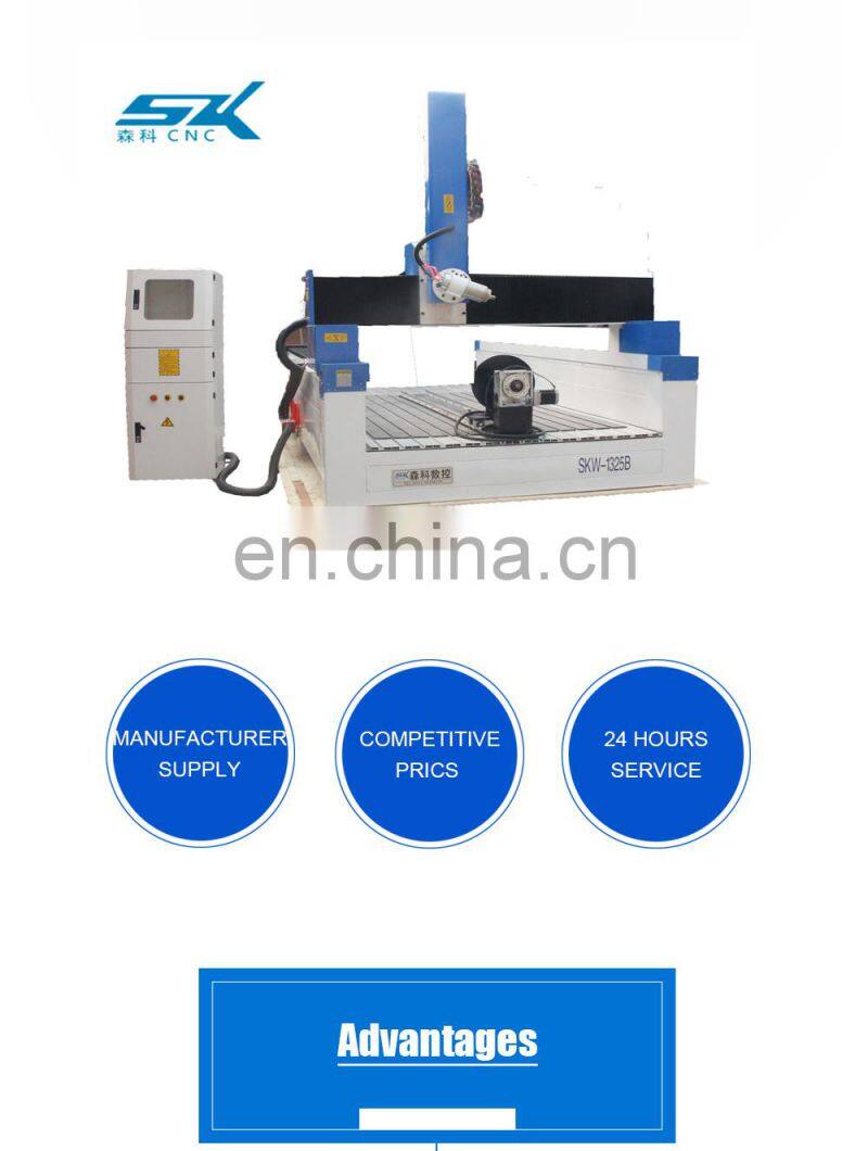 4 Axis Milling Cnc 3D Cutting Woodworking 3D Wood Router Engraving CNC Milling Cutting EVA Foam Machine