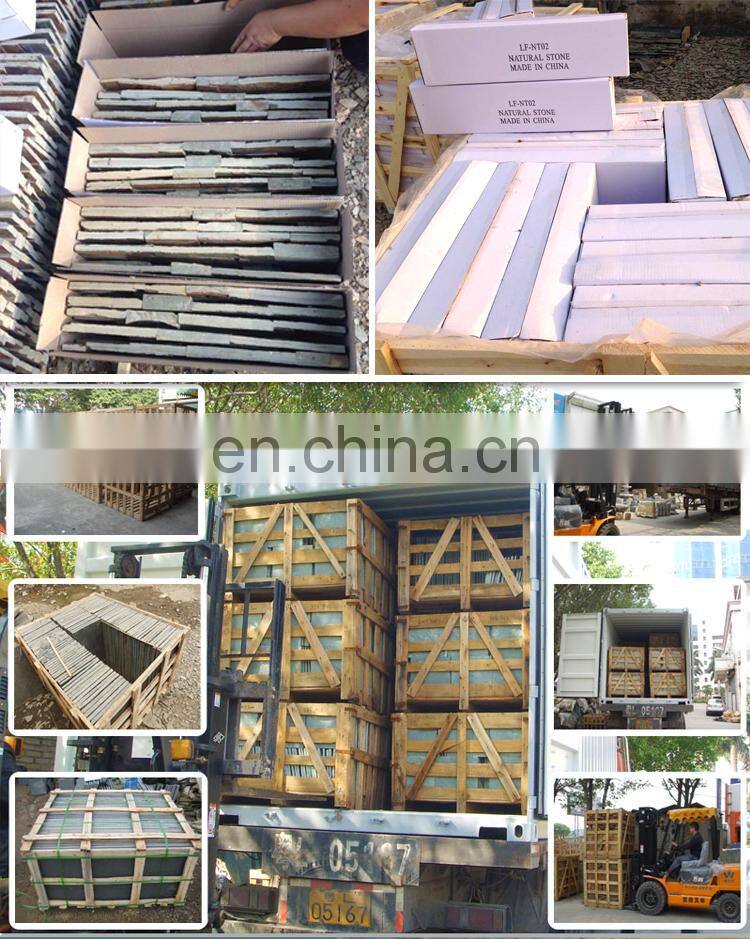 thin real black marble stone veneer wall cladding blocks panels finish
