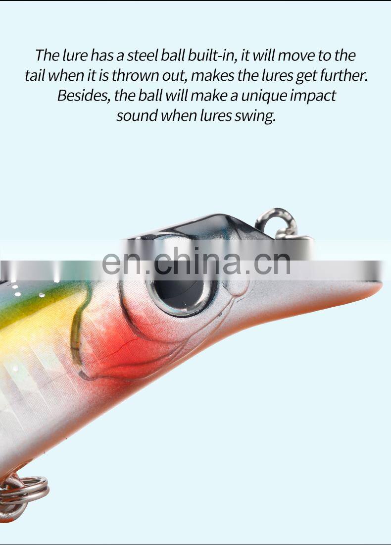 JOHNCOO 105mm 18.5g 3D Eyes Life-like Slow Sinking Minnow Lure Bass Fishing Lures