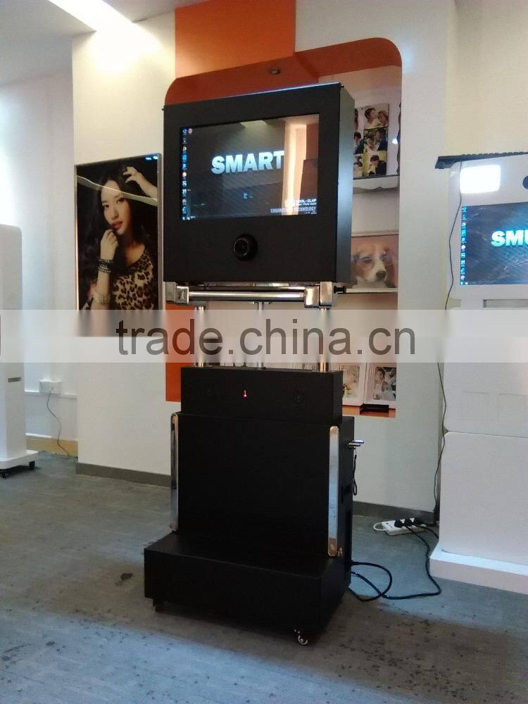 Advertising Digital Photo Print Kiosk Multi Touch Screen Photobooth