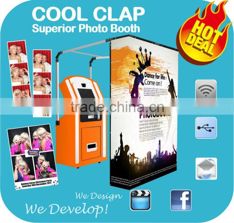 LCD Touch Screen Photo Vending Machine For Amusement, Shopping Mall Public Place