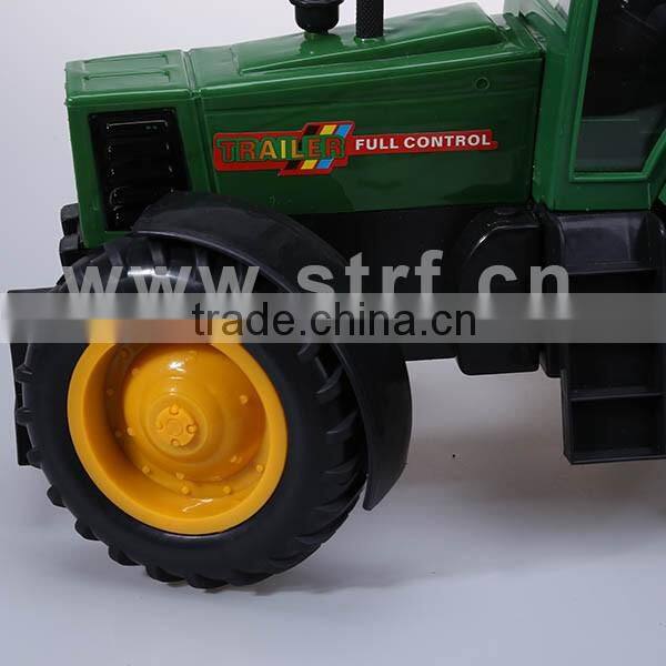 Plastic green color farm RC toys tractors