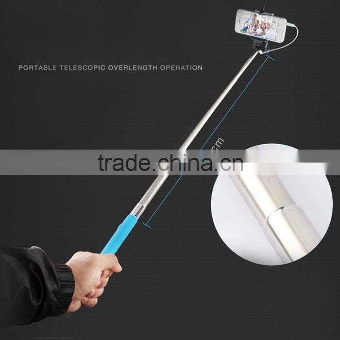 2015 selfie stick extendable monopod cable take pole selfie stick